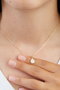 Heliophilia Silver Collar de Metal en Oro CHRM15021